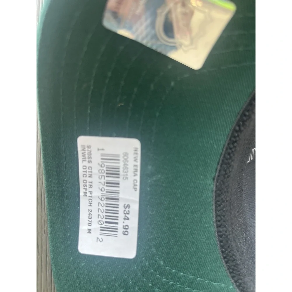 Minnesota Wild NHL Hat New Era 9Seventy Stretch‎ Snap Mesh Rope Green Cap NWT